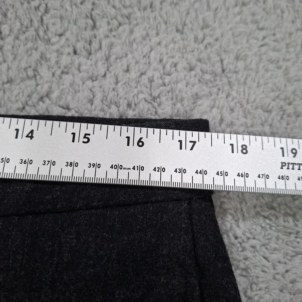 Banana Republic Emerson Pants Mens 35x30‎ Wool Fleece Feel Chino Black